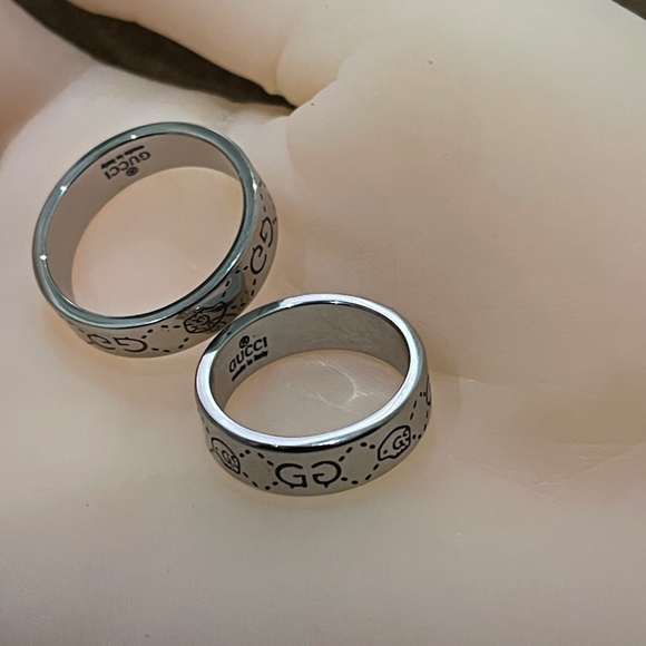 Couples promise ring engagement ring Gift set, luxury wedding ring set for two - Picture 6 of 7